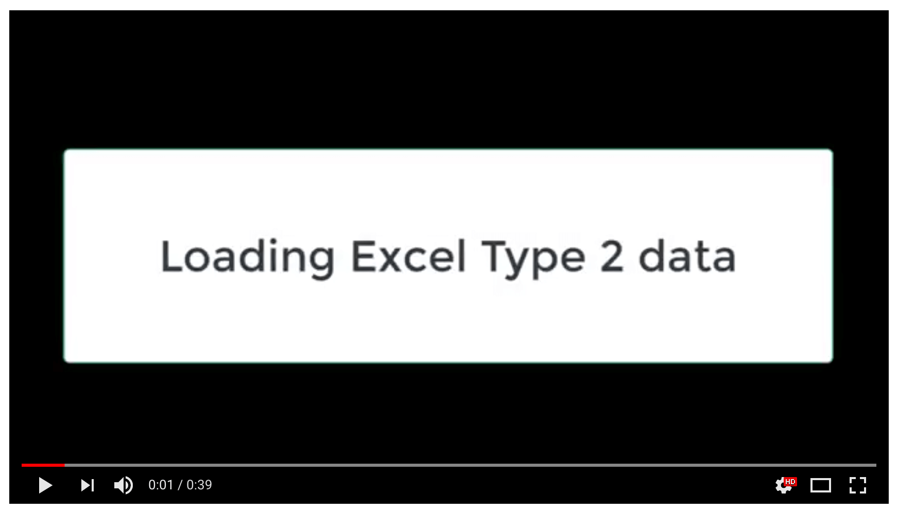 Excel Type 2 Data Input